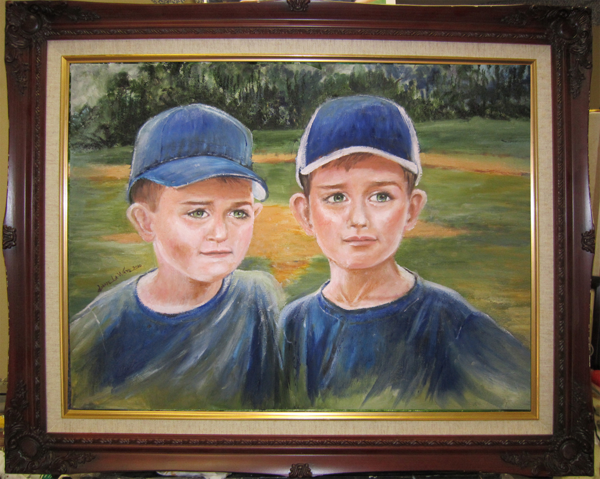 Professional Portraits oil painting originals people dogs pets homes houses scenery landscape Diane LaWare Phone 570.445.4550 Art Lessons North East area of Pa Wayne County PA